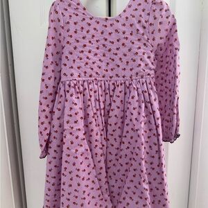 Pink Chicken Lavender Dress with Floral Accents
